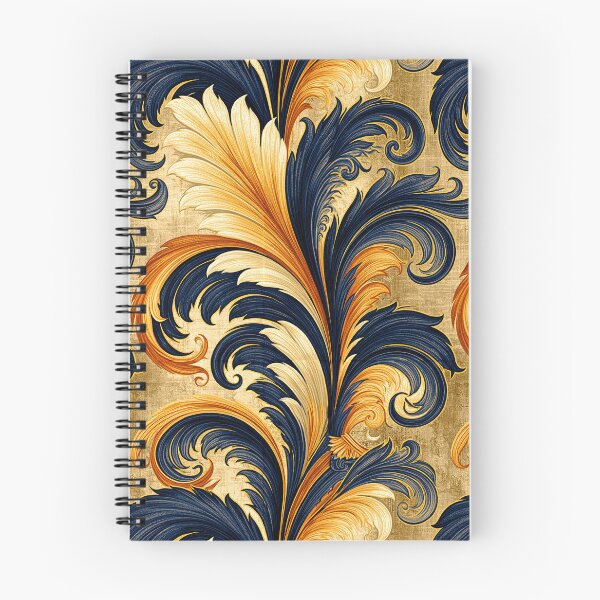 Item preview, Sophisticated Navy and Gold Feathered Texture designed and sold by Piotrek0001.