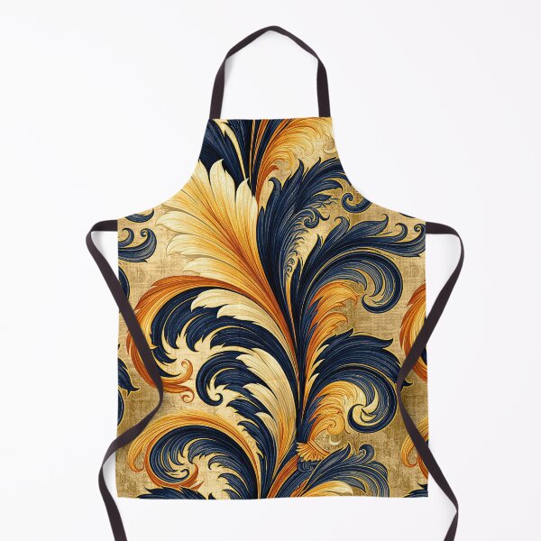 Item preview, Sophisticated Navy and Gold Feathered Texture designed and sold by Piotrek0001.