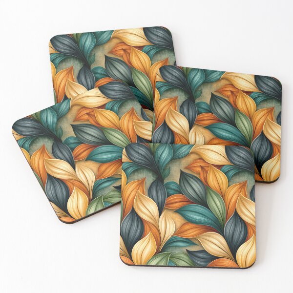 Item preview, Autumnal Forest Swirl Marbled Landscape designed and sold by Piotrek0001.