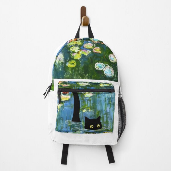 Item preview, Monet Cat Water Lilies Art designed and sold by PurrfectHome.