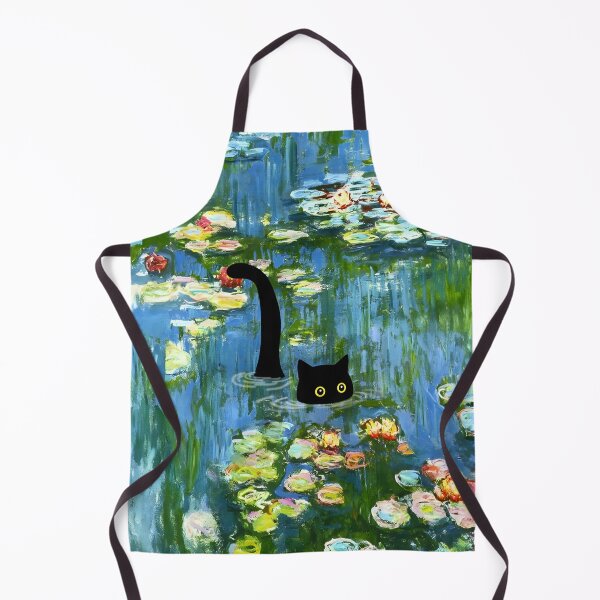 Item preview, Monet Cat Water Lilies Art designed and sold by PurrfectHome.