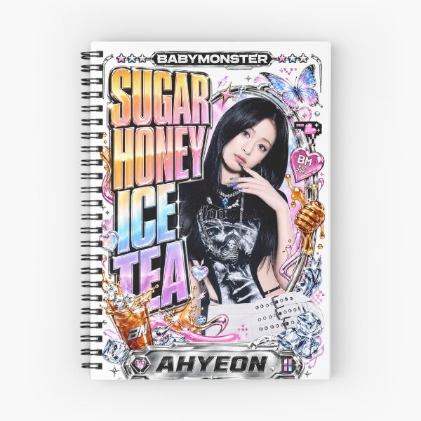 Item preview,  Cute Ahyeon Iced Tea Splash Sparkle Heart Merch Graphic designed and sold by Valereekmerch.