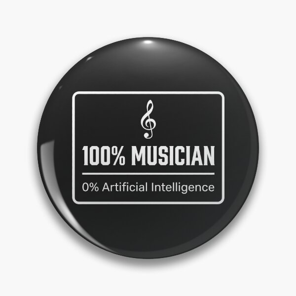 Item preview, Anti AI Musician - Pure Human Music Producer Graphic designed and sold by SplashTastic.