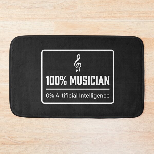 Item preview, Anti AI Musician - Pure Human Music Producer Graphic designed and sold by SplashTastic.