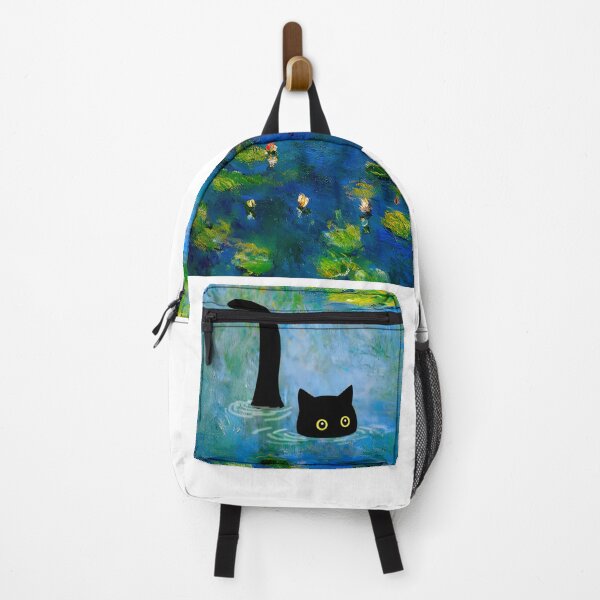 Item preview, Monet Cat Water Lilies Art designed and sold by PurrfectHome.