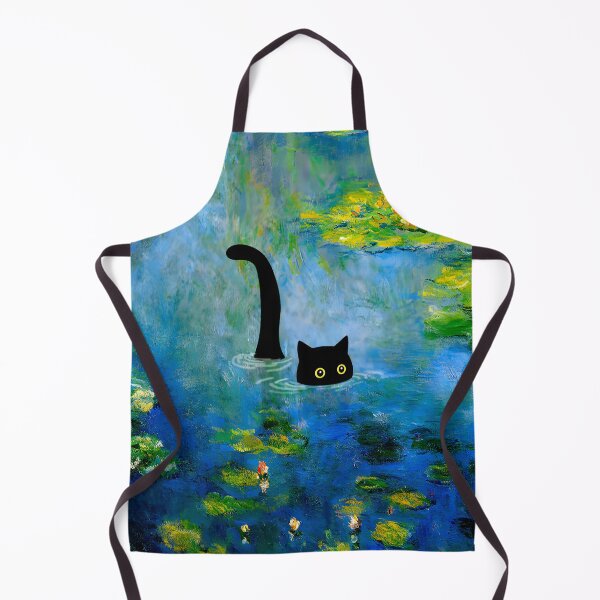 Item preview, Monet Cat Water Lilies Art designed and sold by PurrfectHome.
