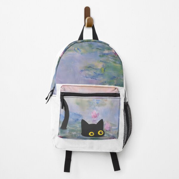 Item preview, Monet Cat Water Lilies Art designed and sold by PurrfectHome.