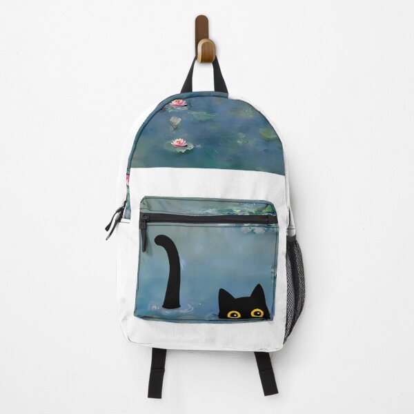 Item preview, Monet Cat Water Lilies Art designed and sold by PurrfectHome.