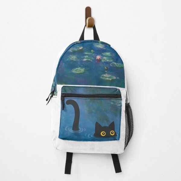 Item preview, Monet Cat Water Lilies Art designed and sold by PurrfectHome.
