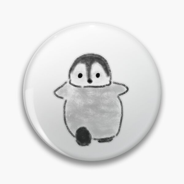 Item preview, Cute Hand Drawn Walking Baby Penguin Art designed and sold by raun.draw.