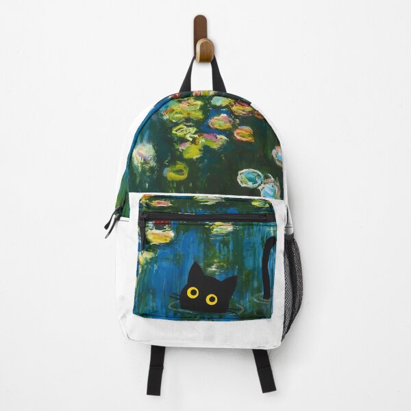 Item preview, Monet Cat Water Lilies Art designed and sold by PurrfectHome.