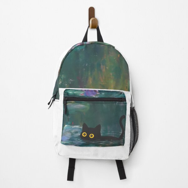 Item preview, Monet Cat Water Lilies Art designed and sold by PurrfectHome.