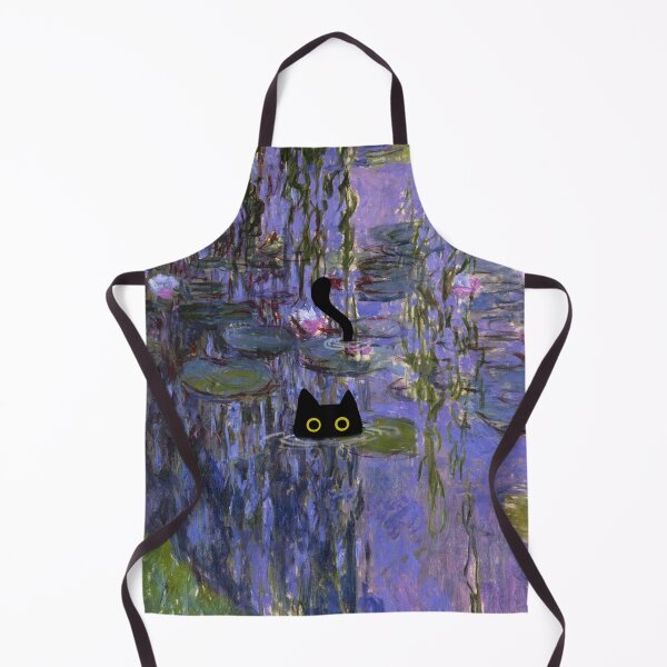 Item preview, Monet Cat Water Lilies Art designed and sold by PurrfectHome.