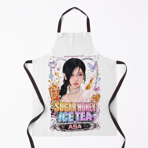Item preview, Beautiful Enamel Hearts Asa BABYMONSTER Iced Tea Y2K Sticker designed and sold by Valereekmerch.