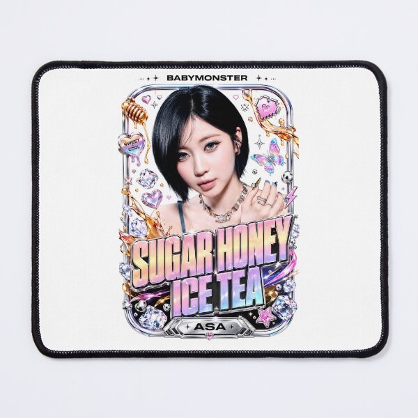 Item preview, Cute Asa BABYMONSTER Sugar Honey Ice Tea Butterfly Sparkle Fan Art designed and sold by Valereekmerch.
