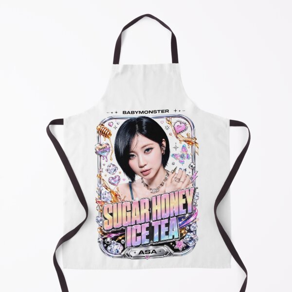 Item preview, Cute Asa BABYMONSTER Sugar Honey Ice Tea Butterfly Sparkle Fan Art designed and sold by Valereekmerch.