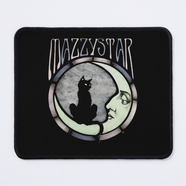Item preview, Black Cat Crescent Moon Stained Glass Poster designed and sold by TrendingShop99.