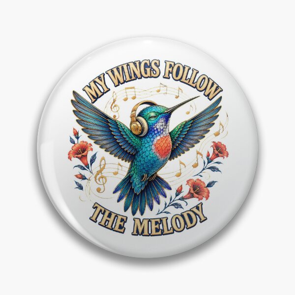 Item preview, Hummingbird Flying with the Melody designed and sold by Kolibra.