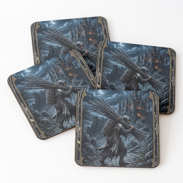 Item preview, ten of rods - tarot card  designed and sold by Studio77-Gothic.