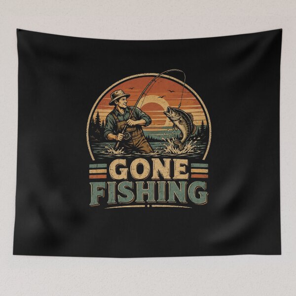 Item preview, Gone Fishing  designed and sold by TheEndDesign.