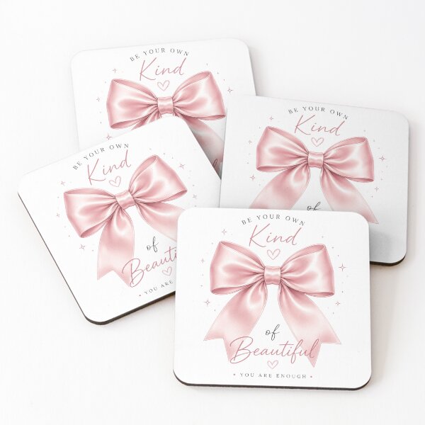Item preview, Be Your Own Kind of Beautiful Pink Bow Self Love Coquette Aesthetic   designed and sold by Feminine Energy Studio .