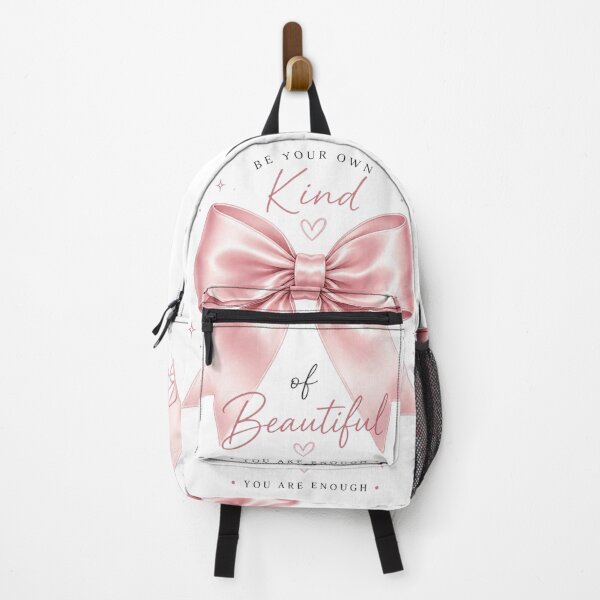 Item preview, Be Your Own Kind of Beautiful Pink Bow Self Love Coquette Aesthetic designed and sold by Feminine Energy Studio .