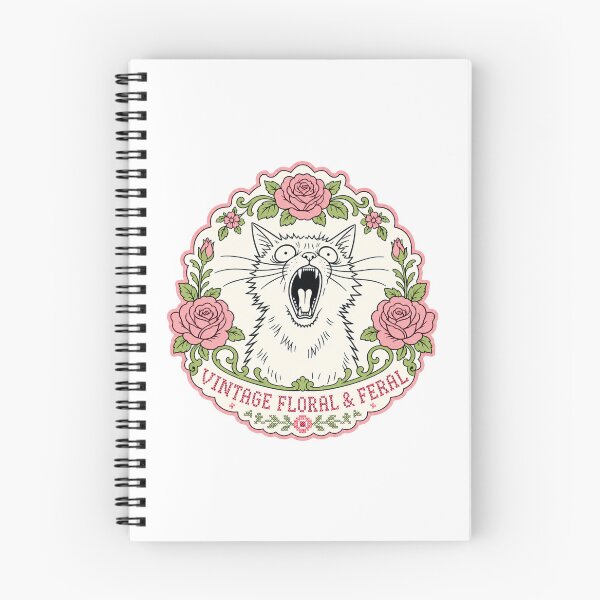 Item preview, Feral Cat Mom Vintage Floral designed and sold by KAYJAY DESIGNS.