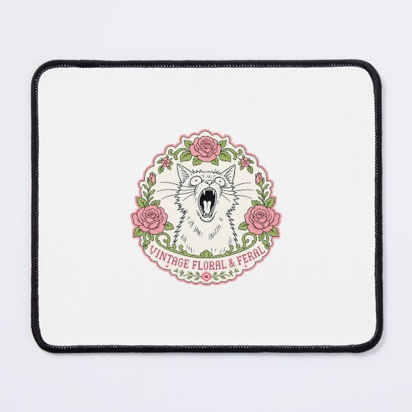 Item preview, Feral Cat Mom Vintage Floral designed and sold by KAYJAY DESIGNS.