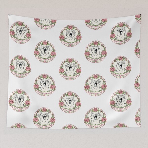 Item preview, Feral Cat Mom Vintage Floral designed and sold by KAYJAY DESIGNS.