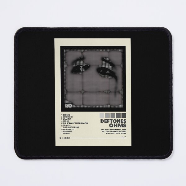 Item preview, Ohms Minimalist Tracklist Poster designed and sold by TrendingShop99.