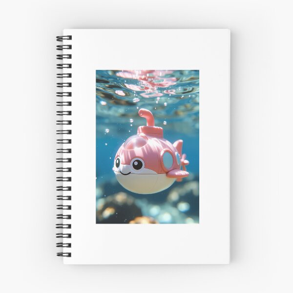 Item preview, Baby Pink Kawaii Mini Submarine  Cute Whale Submarine With Periscope designed and sold by YehudisC-hing.