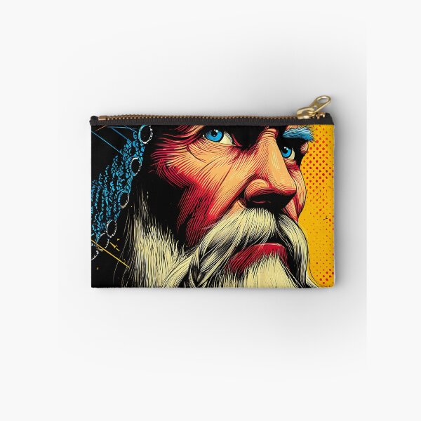 Item preview, Epic Viking Warrior Portrait in Bold Colors designed and sold by Artessie.
