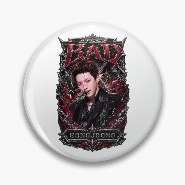 Item preview, Antique Velvet Hongjoong ATEEZ BAD Song Brass Chain Graphic designed and sold by Valeree Store.