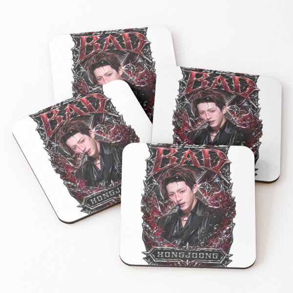 Item preview, Antique Velvet Hongjoong ATEEZ BAD Song Brass Chain Graphic designed and sold by Valeree Store.