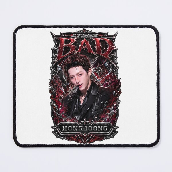 Item preview, Antique Velvet Hongjoong ATEEZ BAD Song Brass Chain Graphic designed and sold by Valeree Store.