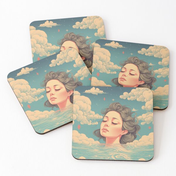 Item preview, Dreaming in the Clouds Vintage Portrait designed and sold by store52.