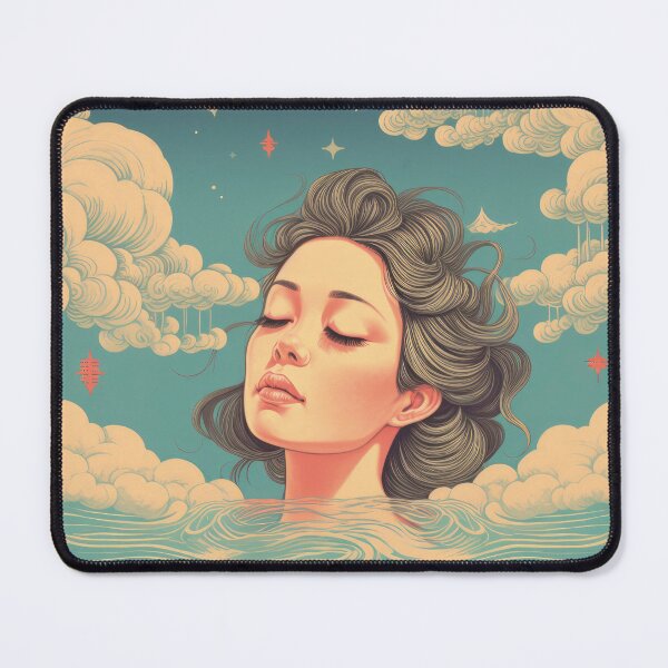 Item preview, Dreaming in the Clouds Vintage Portrait designed and sold by store52.