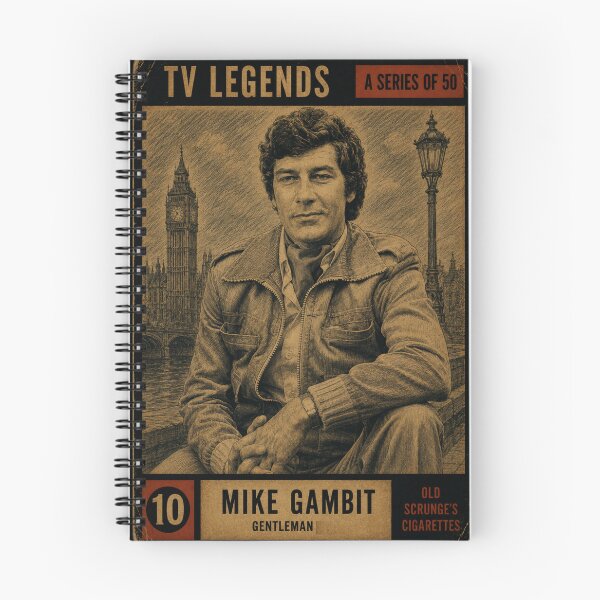 Item preview, Mike Gambit - TV Legends Trading Cards designed and sold by halibutgoatramb.