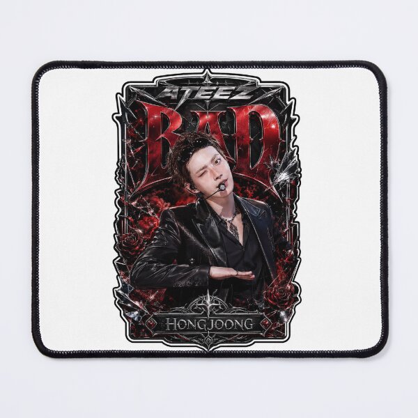 Item preview, ATEEZ Hongjoong BAD Track Classic Leather Vintage Film Fan Art designed and sold by Valeree Store.