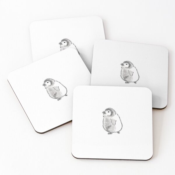 Item preview, Cute Hand Drawn Standing Baby Penguin Art designed and sold by raun.draw.