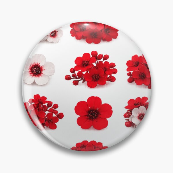 Item preview, Red and White Dried Floral Blossom Cluster Vintage Botanical Aesthetic designed and sold by Rehnair.