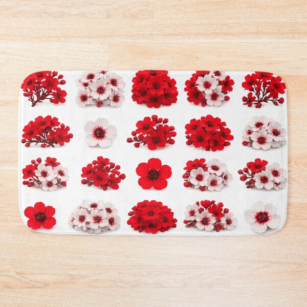 Item preview, Red and White Dried Floral Blossom Cluster Vintage Botanical Aesthetic designed and sold by Rehnair.