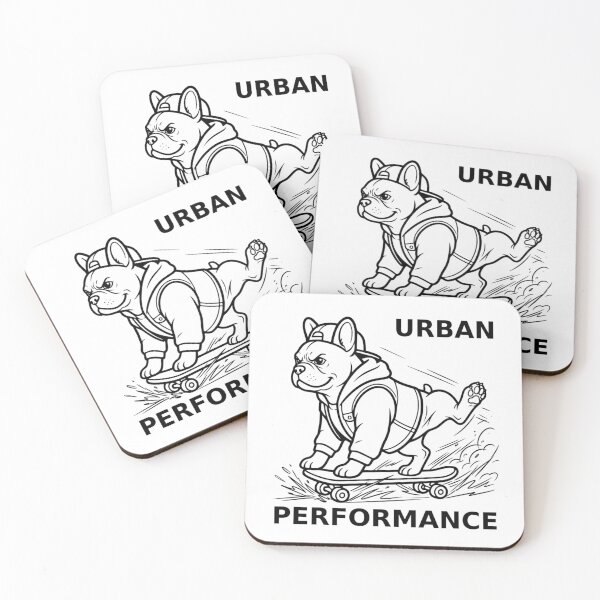 Item preview, Urban Performance Skateboarding French Bulldog Skater Dog Streetwear designed and sold by The Bold Line Studio.