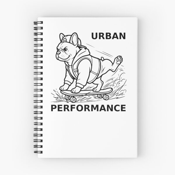 Item preview, Urban Performance Skateboarding French Bulldog Skater Dog Streetwear designed and sold by The Bold Line Studio.