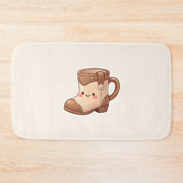 Item preview, Kawaii Cowboy Boot Mug designed and sold by Cerys-GS.