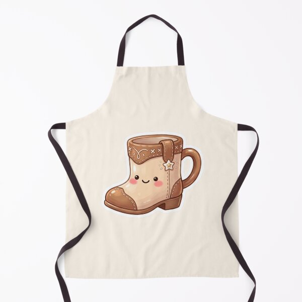 Item preview, Kawaii Cowboy Boot Mug designed and sold by Cerys-GS.