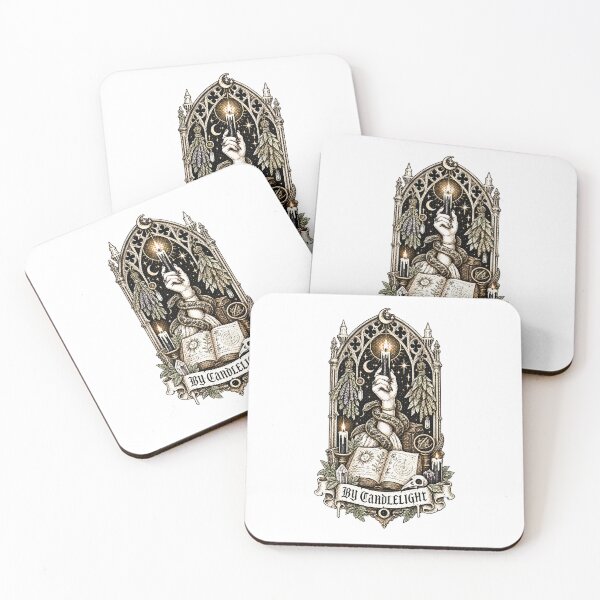 Item preview, By Candlelight – Gothic Witchcraft Occult Grimoire Design designed and sold by Arrow2025.
