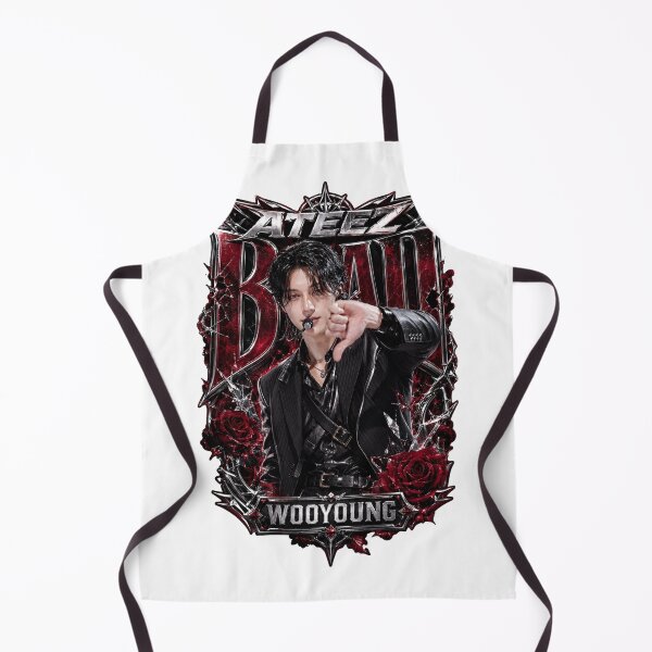 Item preview, Jung Wooyoung ATEEZ BAD Track Antique Lace Border Sticker designed and sold by Valeree Store.