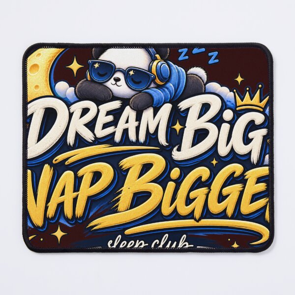 Item preview, Dream Big Nap Bigger | Funny Sleep Panda Design designed and sold by VasiArtLab.