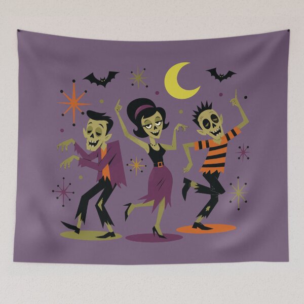 Item preview, Dancing Zombies Halloween designed and sold by pixiedustpaint.